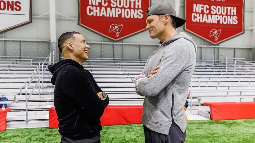 Tom Brady y Daddy Yankee juntos: “Mucho respeto pa’ la cabra"
