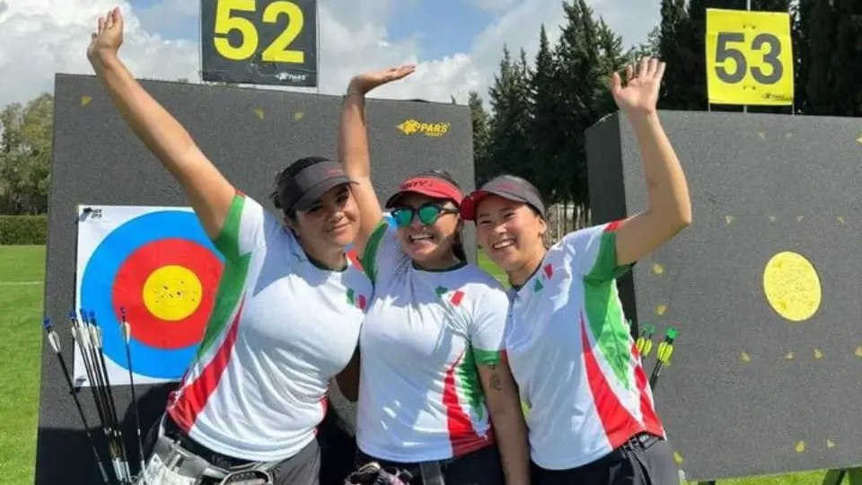 ¡Oro histórico para México! Selección Femenil de tiro con arco compuesto ganó en Mundial