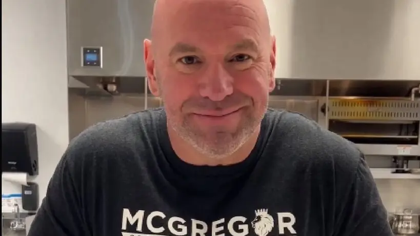 Dana White, presidente de la UFC, fue captado intercambiando cachetadas con su esposa