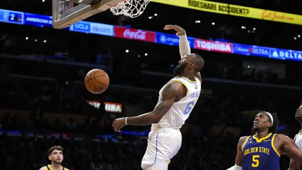 NBA: Lakers vencen 124-111 a Warriors tras parón por Juego de Estrellas