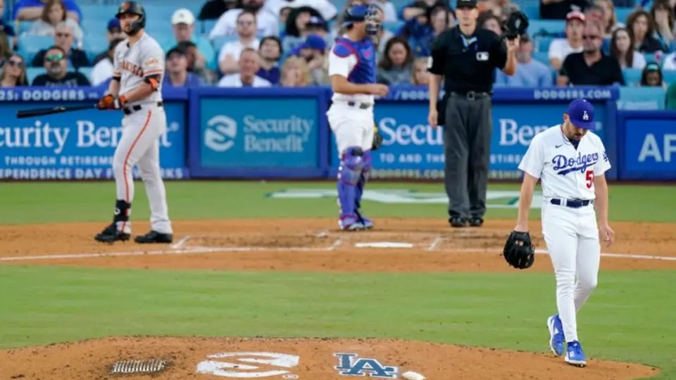 Dodgers sufrió su peor blanqueada en Los Ángeles ante Giants