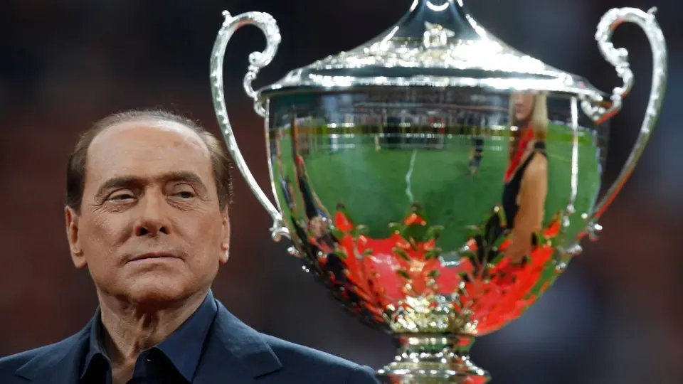 Silvio Berlusconi ganó más de 25 títulos como dueño del AC Milan en 20 años