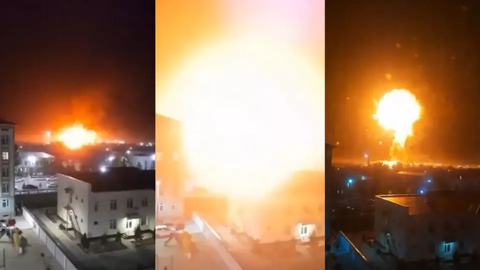 Explosión de planta de gas provocó bola de fuego que iluminó el cielo de Uzbekistán