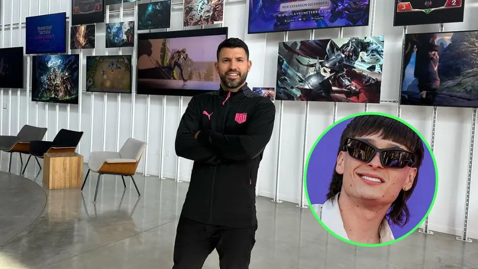 Kun Agüero sacó los prohibidos al escuchar a Peso Pluma