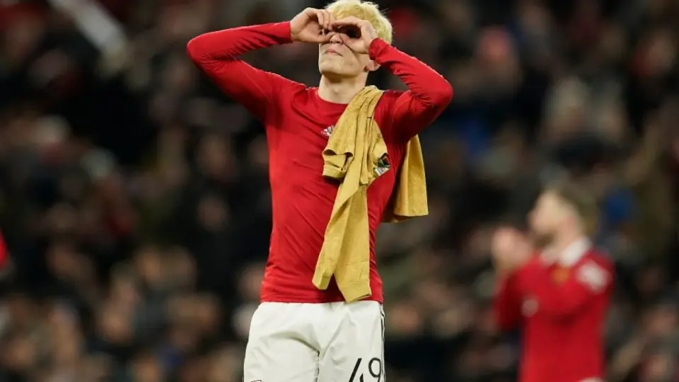 Alejandro Garnacho tras triunfo del Manchester United: 'Pasa de ronda el equipo grande'