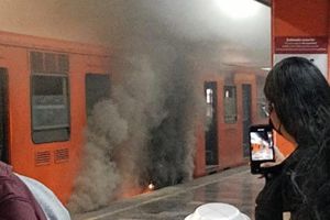 Metro CDMX: Vagón de línea 5 se incendia en la estación de Politécnico