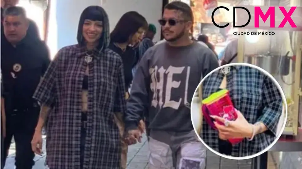 Christian Nodal y Cazzu, captados con licuachela en mano en el barrio de Tepito de la CDMX