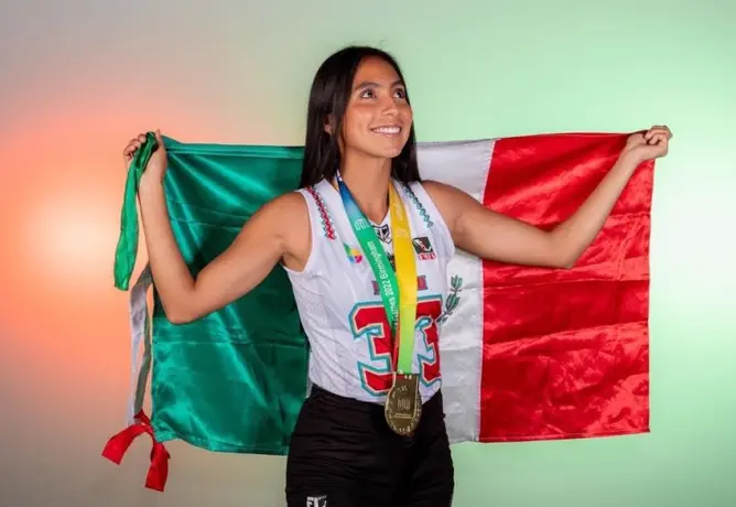 Diana Flores, medallista de oro en Flag Football, anunciará selección del draft de los Broncos