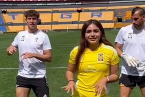 Jana Gutiérrez, Nahuel Guzmán e Igor Lichnovsky bailaron juntos en un TikTok