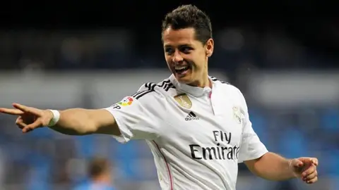 Real Madrid: Chicharito Hernández fue recordado por el club Merengue