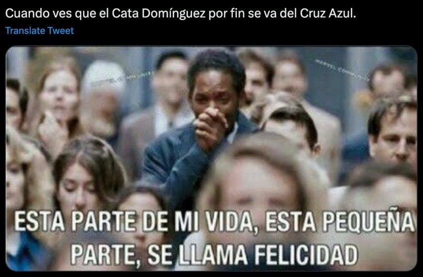 Cruz Azul anuncia la salida del 'Cata' Domínguez y la afición lo celebra con memes