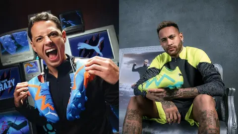 'Dupla a la moda', Chicharito y Neymar presentan tenis de futbol muy 'fashionistas'
