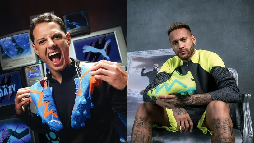 'Dupla a la moda', Chicharito y Neymar presentan tenis de futbol muy 'fashionistas'