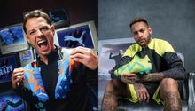 'Dupla a la moda', Chicharito y Neymar presentan tenis de futbol muy 'fashionistas'
