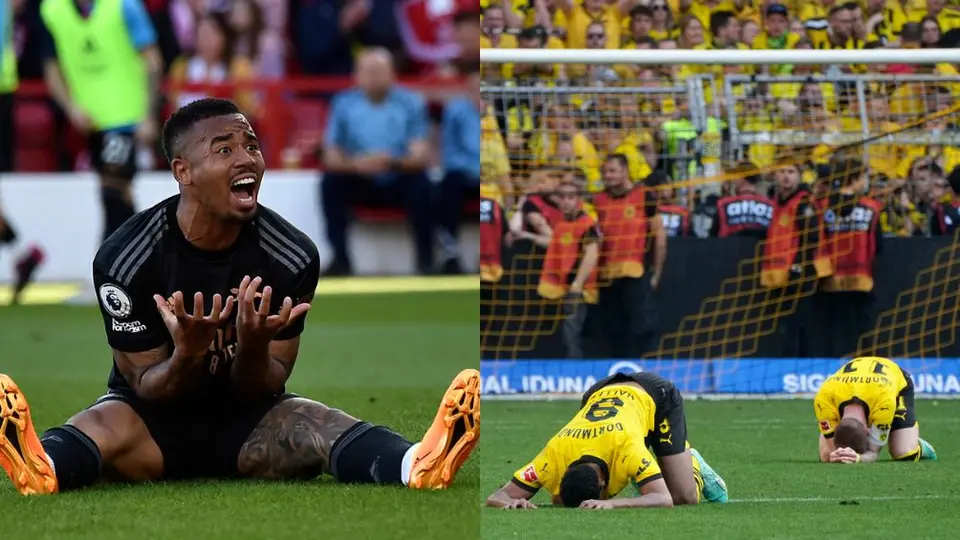 Arsenal y Borussia Dortmund, unidos por la desolación de perder sus ligas insólitamente