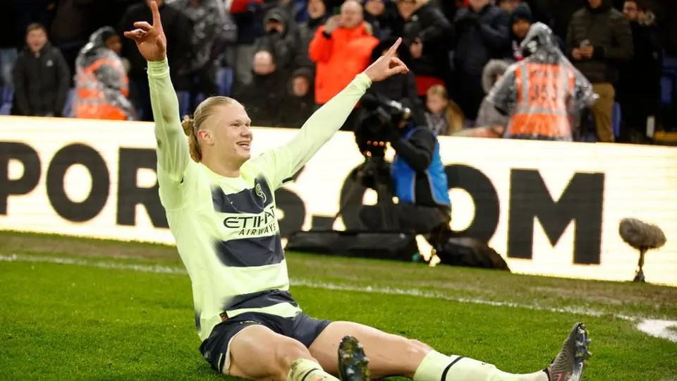 Haaland le da agónica victoria al Manchester City sobre el Crystal Palace en la Premier League