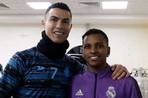 Real Madrid: Rodrygo tembló de la emoción al conocer a Cristiano Ronaldo en Arabia