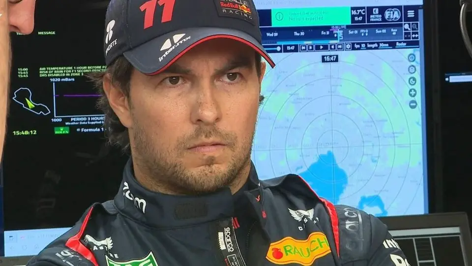 Checo Pérez tras quedar fuera de la Q1: 'Es el mismo problema de mie$#%'