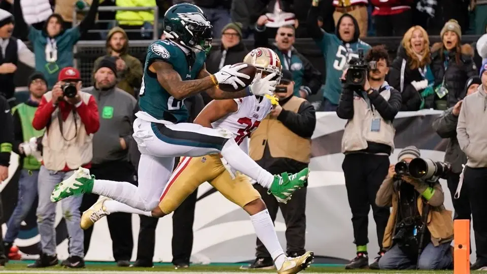 NFL: Eagles apalean a 49ers y van al Super Bowl LVII