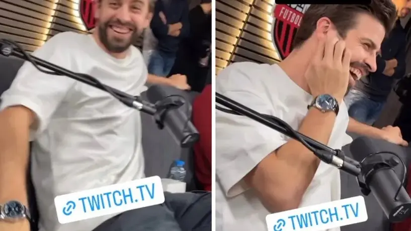 Gerard Piqué: Lució reloj premium antes de usar el Casio en streaming