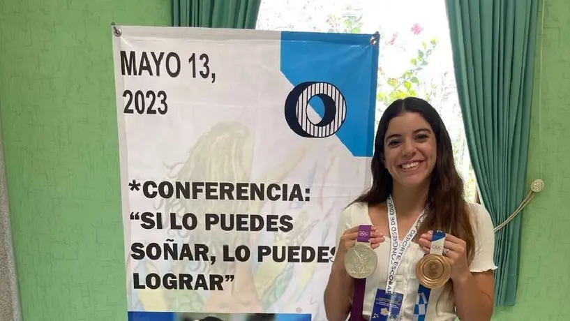 Alejandra Orozco, medallista olímpica, busca ingresos para JJOO con su nueva conferencia