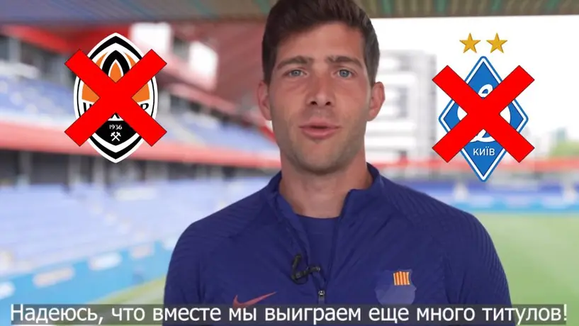 Ucrania: Shakhtar y Dynamo de Kiev critican mensaje del Barcelona a aficionados rusos