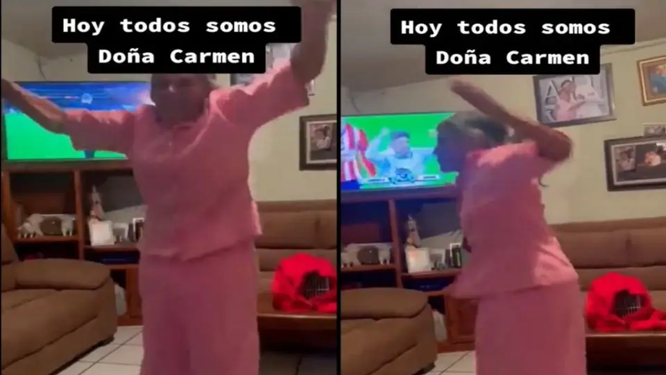 Abuelita 'enloquece' por clasificación de Chivas y se hace viral