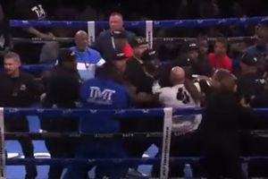 Combate de exhibición entre Mayweather y Gotti III terminó en pelea campal