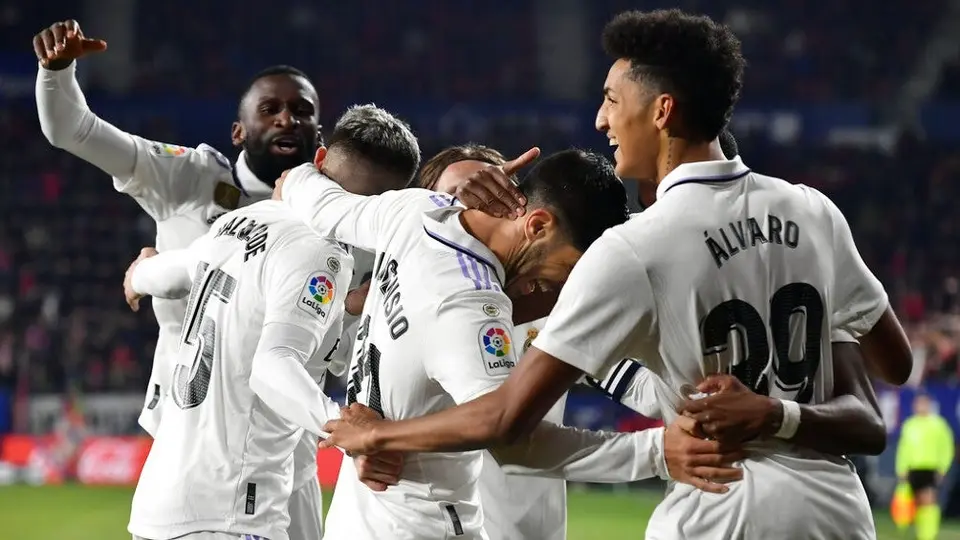 LaLiga: Real Madrid venció al Osasuna y le mete presión al Barcelona