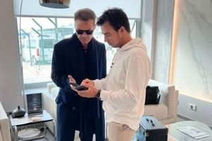 'Checo' Pérez: Luis Miguel visitó al piloto mexicano en Madrid este fin de semana