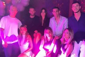 Di María, Martínez, Rodríguez y Pezzella disfrutan de sus vacaciones en Ibiza