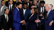 NBA: Golden State Warriors visitó la Casa Blanca con Joe Biden