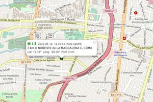 Se registra microsismo en la Magdalena Contreras este domingo 14 de mayo