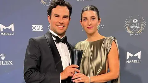 Checo Pérez y Carola Martínez serán padres por cuarta vez