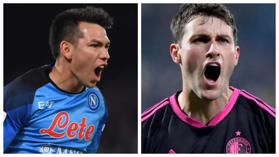 Santi Giménez 'consuela' al Chucky Lozano: 'No sé si el Milan merecía pasar'