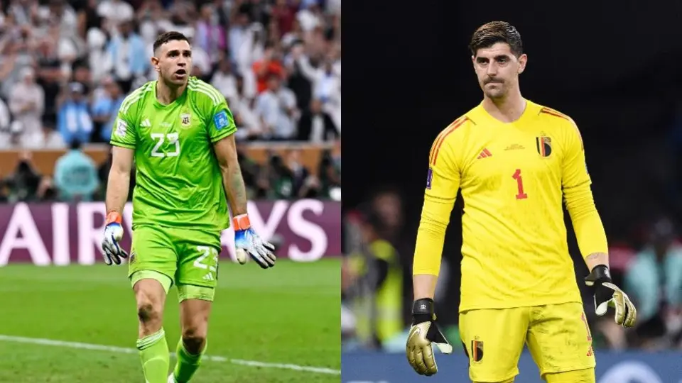Dibu Martínez y Courtois destacan en la lista del Premio The Best 2022 a Mejor Portero