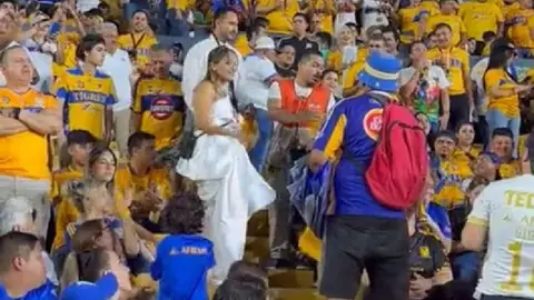Liga MX: Ni su boda les impidió perderse la Gran Final entre Tigres y Chivas