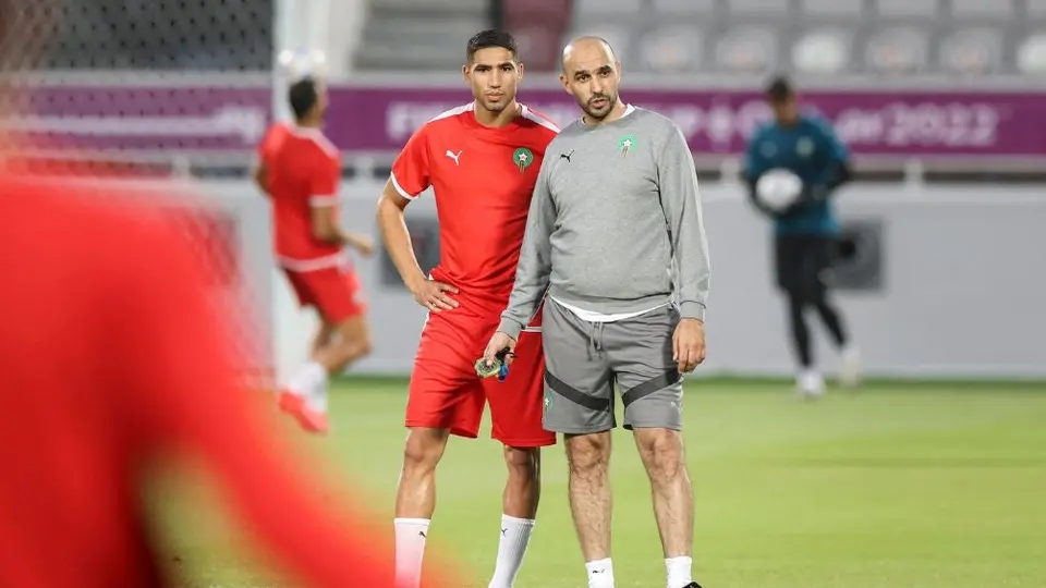Achraf Hakimi cuenta con el apoyo del DT de Marruecos tras supuesta violación