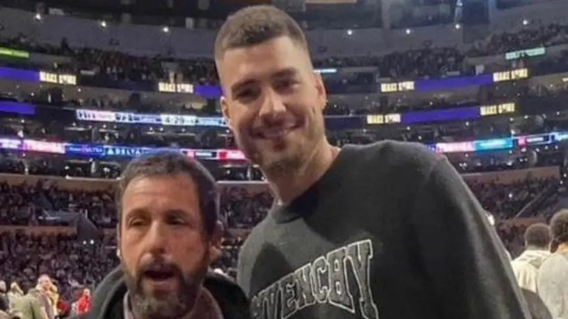 NBA: Reencuentro especial entre Adam Sandler y Bo Cruz