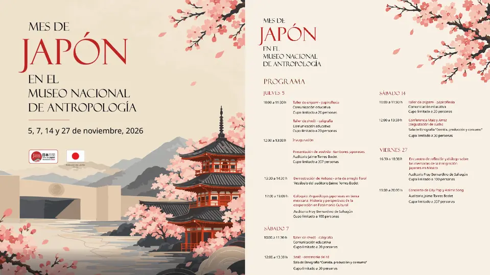 La cultura japonesa llegará al Museo Nacional de Antropología de la Ciudad de México durante noviembre / Especial