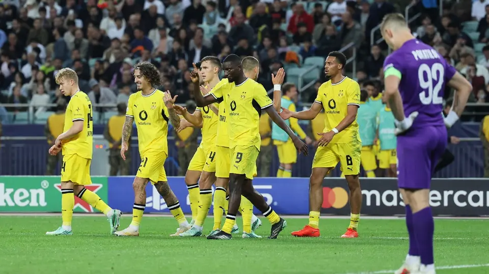 Borussia Dortmund celebrando un gol en Champions | AP