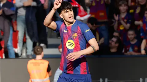 Marc Bernal celebra su gol ante Levante | AP