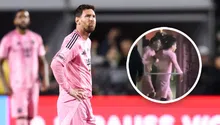 ¡Escándalo! Messi explota contra árbitro y es grabando intentando ingresar al vestidor
