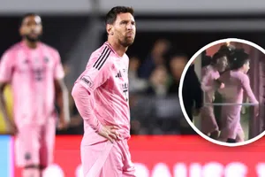 ¡Escándalo! Messi explota contra árbitro y es grabando intentando ingresar al vestidor
