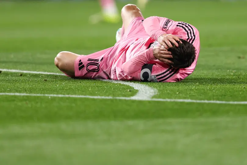 Messi se duele ante LAFC | AP