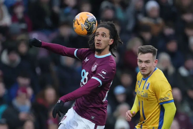 Hannibal Mejbri durante el partido de Burnley en la FA Cup | AP