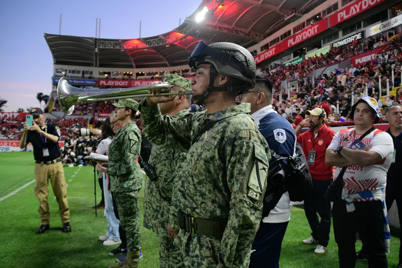 Ejercito Mexicano en el Estadio Victoria de Necaxa I IMAGO7