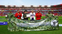 Necaxa entrega reconocimiento al Ejército Mexicano previo al duelo contra Toluca