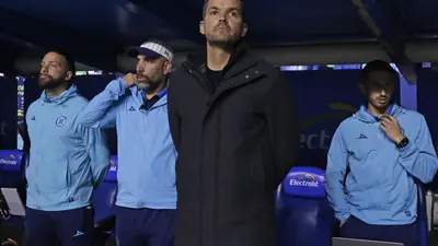 Así festejó Nicolás Larcamón el triunfo de Cruz Azul sobre Chivas y Gabriel Milito