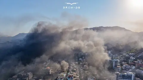 Desde el aire, Puerto Vallarta luce como una zona de guerra / Especial
